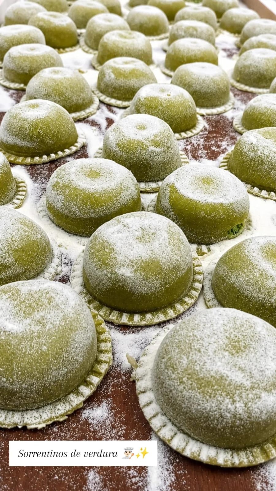 Sorrentinos de verdura de TUCCI Pastas Artesanales